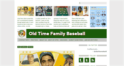 Desktop Screenshot of oldtimefamilybaseball.com